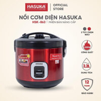 Nồi cơm điện HASUKA HSK-863 dung tích 3.2L, công suất 1200W