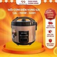 Nồi Cơm Điện HIỆP HƯNG CAO CẤP Vung Gài Dung Tích 1,8L Công Suất 700W Thiết Kế 2 Lớp Chống Dính Chính Hãng - GH01