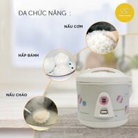 Nồi Cơm Điện HIỆP HƯNG Vung Gài Dung Tích 1L Công Suất 350W Thiết Kế Chống Dính Chính Hãng - HH635