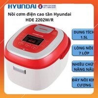 Nòi cơm điện Hyundai HDE 2202W/R 1.5L đáy nồi 7 lớp bền bỉ nồi cơm điện bảo hành 12 tháng