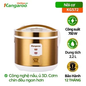 Nồi cơm điện Kangaroo KG572 - 2.2 lít