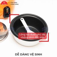 Nồi Cơm Điện Kim Cương 0.6 Lít Nắp Rời - Hàng Chính Hãng - Chống dính