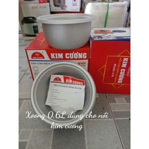 Nồi cơm điện Kim Cương - Nồi cơ nắp rời, 0.6 lít, 350W
