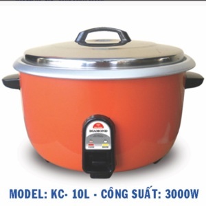 Nồi cơm điện Kim Cương KC-10L - Nồi cơ nắp rời, 10 Lít, 3000W