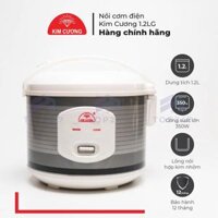 Nồi Cơm Điện Kim Cương 1.2 Lít Nắp Gài Không Chống Dính - Hàng Chính Hãng