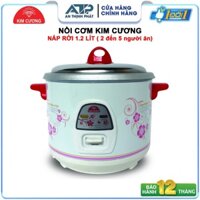 Nồi Cơm Điện Kim Cương 1.2L 1.2 Lít Nắp Rời - Hàng Chính Hãng Bảo Hành 12 Tháng