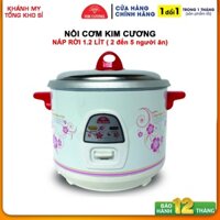 Nồi Cơm Điện Kim Cương 1.2L 1.2 Lít Nắp Rời - Hàng Chính Hãng Bảo Hành 12 Tháng