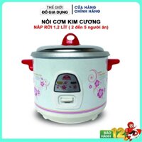 Nồi Cơm Điện Kim Cương 1.2L 1.2 Lít Nắp Rời - Hàng Chính Hãng Bảo Hành 12 Tháng