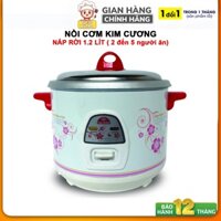 Nồi Cơm Điện Kim Cương 1.2L 1.2 Lít Nắp Rời - Hàng Chính Hãng Bảo Hành 12 Tháng
