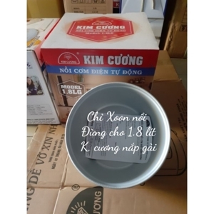 Nồi cơm điện Kim Cương - Nồi cơ nắp rời, 1.8 lít, 700W