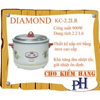 Nồi cơm điện Kim Cương KC-2.2LR - Dung tích 2.2 lít