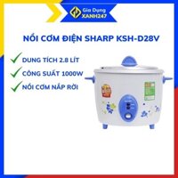 Nồi cơm điện lớn SHARP KSH-D28V , nồi cơm công nghiệp 2.8 lít, gia dụng chính hãng - [ giadungxanh.247 ]