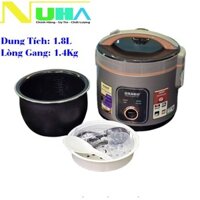Nồi cơm điện Lòng Gang dày Osako OCD-218, công suất 900W, lòng nồi nặng 1.4kg, bảo hành 12 tháng