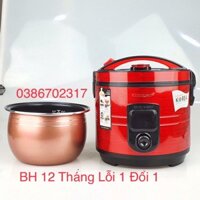 Nồi Cơm Điện Lòng Gang Siêu Dày 1,2l - 1,8l Nấu Cơm Ngon Bảo Hành 12 Tháng