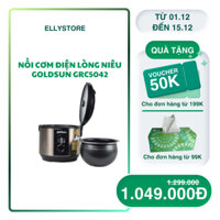Nồi cơm điện lòng niêu Goldsun GRC5042 - Bảo hành 12 tháng