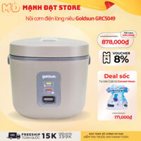 Nồi cơm điện lòng niêu Goldsun GRC5049  dung tích 1.8L công suất 900w lòng nồi hợp kim nhôm chống dính bảo hành 12 tháng