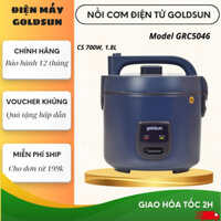 Nồi cơm điện lòng niêu Goldsun GRC5046 dung tích 1.8L, chất liệu cao cấp, bảo hành 12 tháng