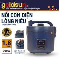 Nồi cơm điện lòng niêu Goldsun GRC5046 1.8L Van thoát hơi thông minh, có thể điều chỉnh lượng hơi