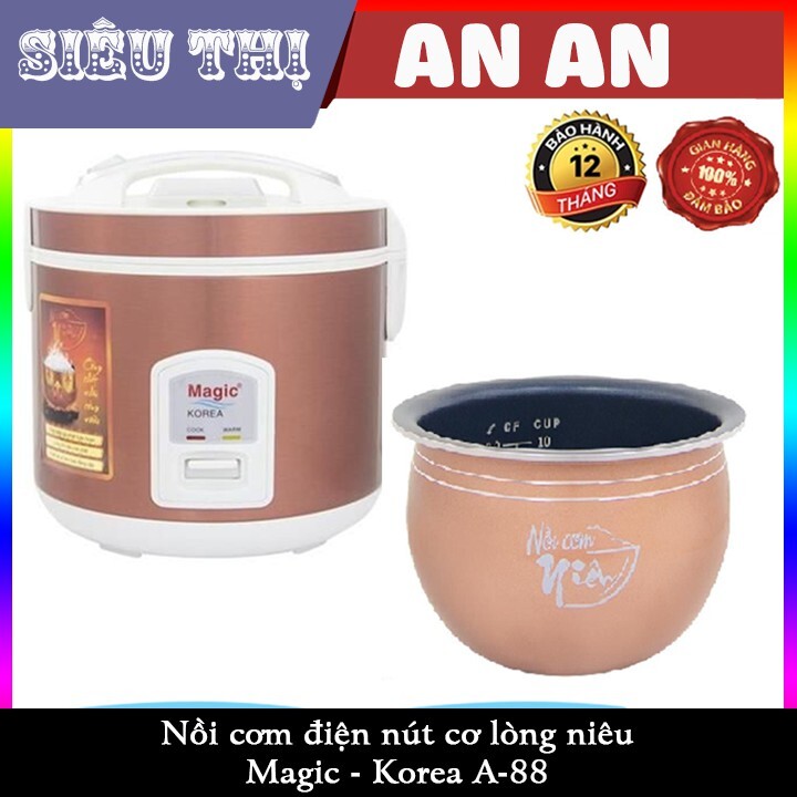 Nồi cơm điện lòng niêu Magic A-88 - 2 lít