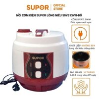 Nồi cơm điện lòng Niêu Supor 1.8L CFXB50YB13VN đỏ phối trắng hàng chính hãng bảo hành 12 tháng