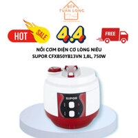 Nồi Cơm Điện Lòng Niêu Supor 50YB13VN, 1,8L - Hàng Chính Hãng Bảo Hành 12 Tháng