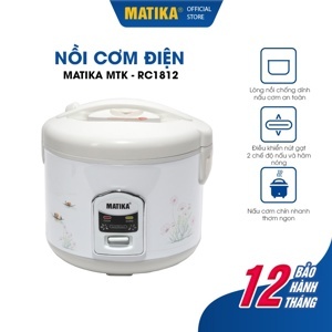 Nồi cơm điện Matika MTK-RC1812 - 1.8 lít