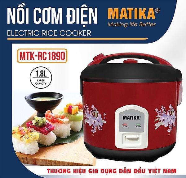 Nồi cơm điện Matika MTK-RC1890 - 1.8L