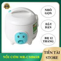 Nồi Cơm Điện Media MR-CM06SB 0.6L, Lòng Nồi Dày Dặn Chống Dính Tốt, Thiết Kế Nhỏ Gọn