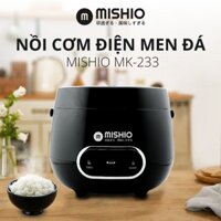 Nồi Cơm Điện Men Đá Mishio MK233 lòng nồi phủ men đá