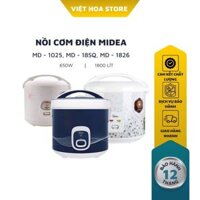 Nồi cơm điện Midea Hàng chính hãng 1.8L ,MD 1025, MD 18SQ, MD 1826