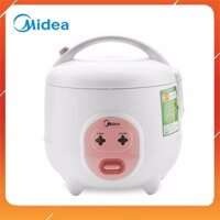 Nồi Cơm Điện Midea MR-CM06SA 0.6L, Nồi Cơm Điện Mini màu Trắng Hồng, Chống Dính Tốt, BH chính hãng 12 Tháng