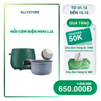 Nồi Cơm Điện Mini 1.2L SMARTCHOICE SCG-RC3001 Lòng Nồi Ceramic Siêu Bền An Toàn Sức Khỏe Nấu Hầm Luộc Hấp