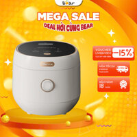 Nồi cơm điện mini 3L Bear DFB- C30L3, 600W, Menu cài đặt sẵn, hẹn giờ,Dành cho 2-3 người,BH 18 Tháng