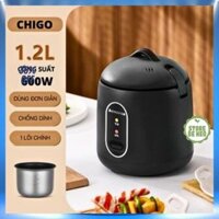 Nồi cơm điện Mini Chigo Chính Hãng, nồi nấu đa năng mini,nấu cơm,hầm cháo,hấp,xào,luộc an toàn, tiện ích, tiết kiệm điện