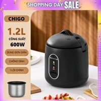 💥Nồi cơm điện Mini Chigo Chính Hãng, nồi nấu đa năng mini,nấu cơm,hầm cháo,hấp,xào,luộc an toàn.