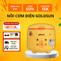 Nồi cơm điện mini Goldsun GRC5020 công suất 400W, nồi cơm nhỏ ruột dày dặn 1 lít nấu ngon siêu tốc