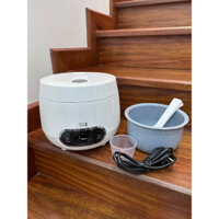 Nồi cơm điện mini Lebenlang thương hiệu Đức dung tích 800ml, công suất 250W nhỏ gọn, thiết kế đơn giản