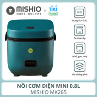 Nồi Cơm Điện Mini Mishio MK265 0.8 Lít - Hàng chính hãng - Xanh