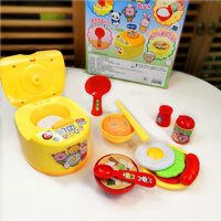 Nồi cơm điện mini mô phỏng cho trẻ em Nhật Bản, đồ chơi nấu ăn giả vờ cho trẻ sơ sinh