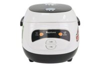 Nồi cơm điện mini Nagakawa NAG0134 (400W - 1 lít) - 2 chế độ nấu - Màu sắc: Đen trắng