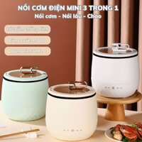 Nồi Cơm Điện Mini Nắp Rời, Nồi Chống Dính Đa Năng, Nấu Cơm, Hầm Cháo, Chiên, Xào, Dung Tích 1.5L Có Bảo Hành X435