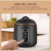 Nồi Cơm Điện Mini , Nồi cơm điện Hàn Quốc Chigo Chính Hãng, nồi nấu đa năng mini,nấu cơm