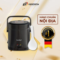 Nồi cơm điện mini Vonshef nội địa Đức công suất 200W dung tích 300 ML nồi cơm điện nhỏ gọn GermanySnT 640033