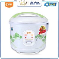 Nồi cơm điện nắp cài Comet 1,8L:CM8016 - Xanh lá - Hàng Chính Hãng Bảo Hành 12 Tháng