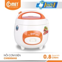 Nồi cơm điện nắp gài 0.8L COMET CM8006N8