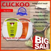 Nồi Cơm Điện Nắp Gài Cuckoo CR- 0661-G - 1L - Hàng Chính Hãng