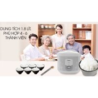 Nồi cơm điện nắp gài Delites 1.8 lít NCG1805[HÀNG TRƯNG BÀY GIẢM SỐC][FREESHIP❤️]