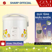 Nồi cơm điện nắp gài Sharp 1.8 lít Chính hãng, công nghệ nấu 3D, kèm xửng hấp KS-183TJV - CHEAPMALL BEAR