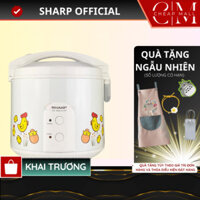 Nồi cơm điện nắp gài Sharp 1.8 lít Chính hãng, công nghệ nấu 3D, kèm xửng hấp KS-183TJV - CHEAPMALL SOUNDCORE