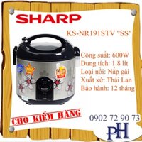 Nồi cơm điện nắp gài Sharp KS-NR191STV "SS"